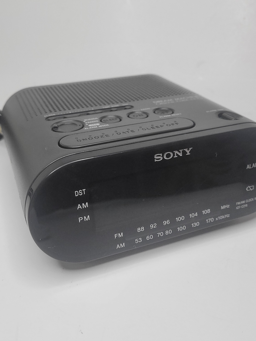 Sony Dream Machine Black AM/FM Alarm Clock Radio